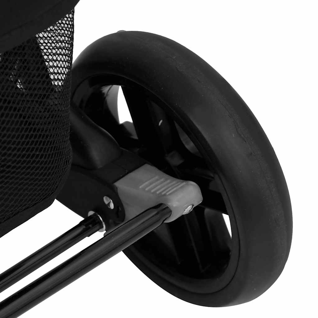 Tweelingkinderwagen Staal - Baby Village